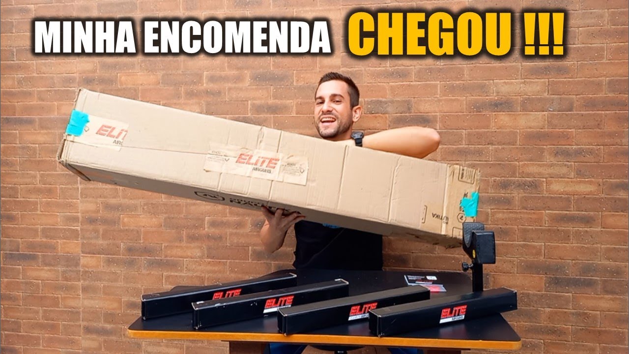MINHA ENCOMENDA ELITE AIRGUNS CHEGOU !