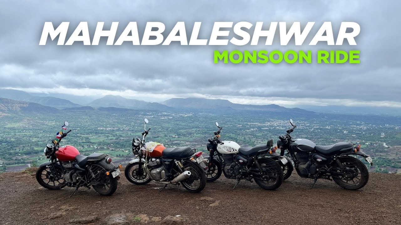 First Monsoon Ride of 2025 | Pune to Mahabaleshwar one day trip | Motovlog #15 | Hunter 350 | 4K