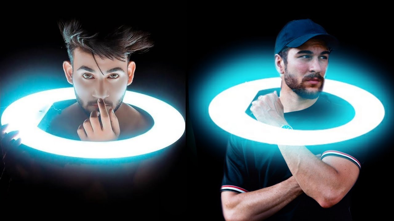 Awesome Neon Tiktok Ring Light Effect Manipulation || PicsArt Photo Editing || Pixel Up Design