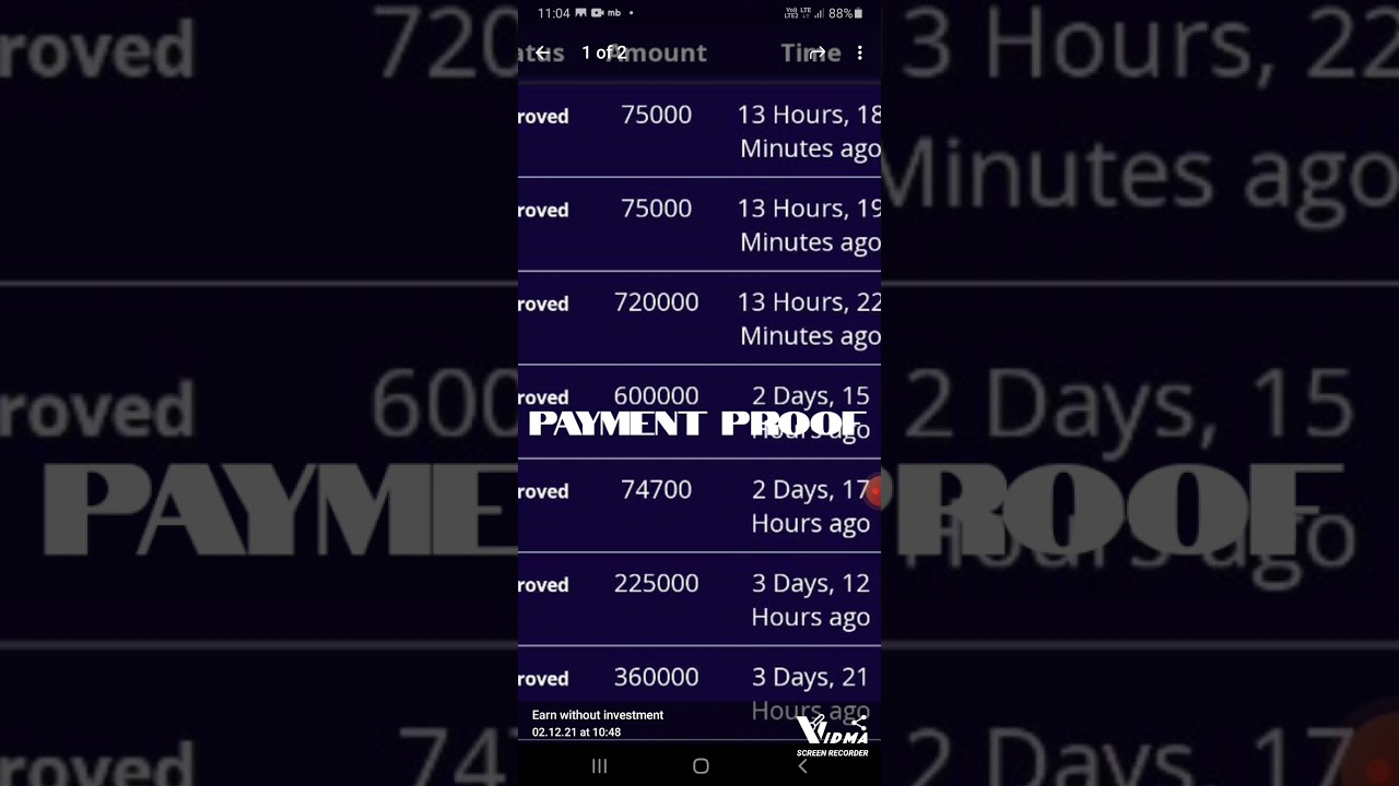 Earn without investment live withdrawal proof