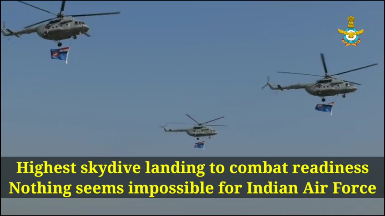 Highest skydive landing to combat readiness: Nothing's impossible for IAF