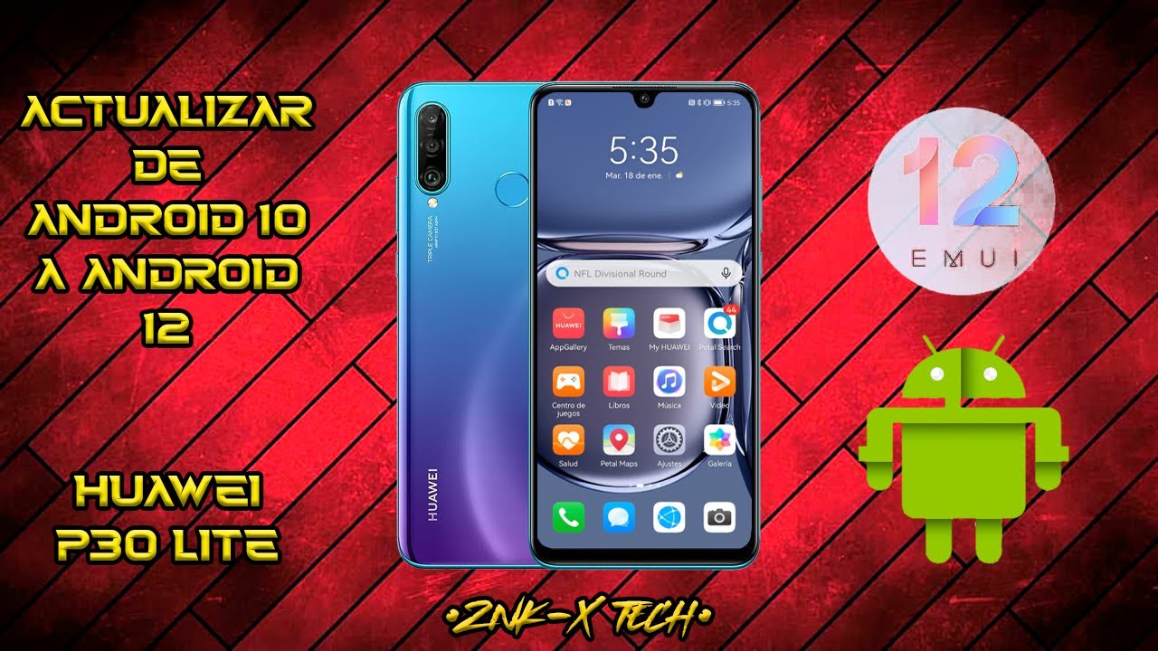Actualizar Huawei P30 Lite EMUI 12