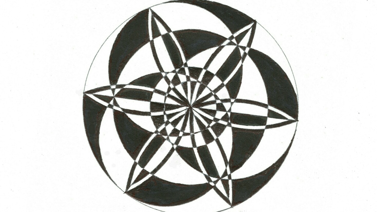 WATCH How I Draw CRAZY Geometric Mandala EASY! | Art Tutorial #DreoMandalaSeries #AlwaysGeoDreo