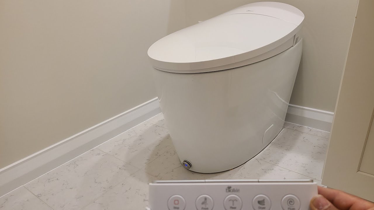 como instalar inodoro eléctrico de la marca  biobidet.@Mis trabajos en la USA y mas