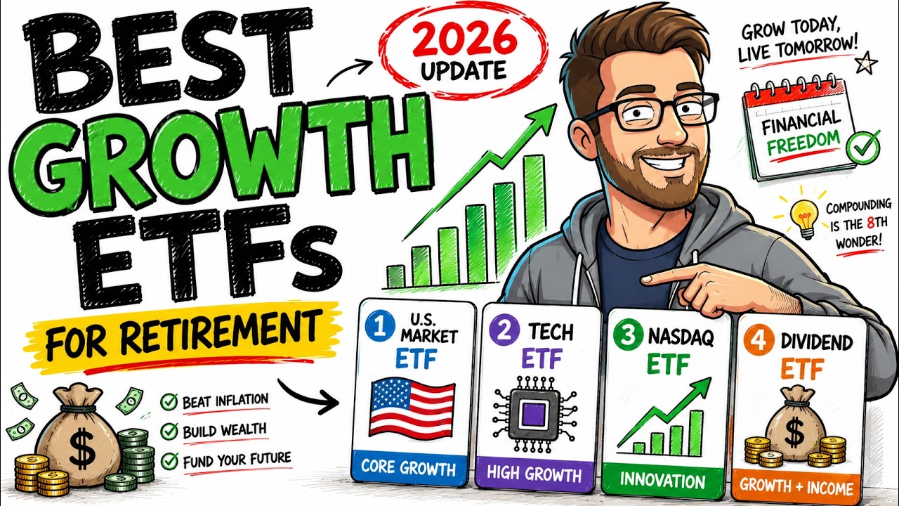 4 лучших ETF на рост для выхода на пенсию (обновление 2026 года)