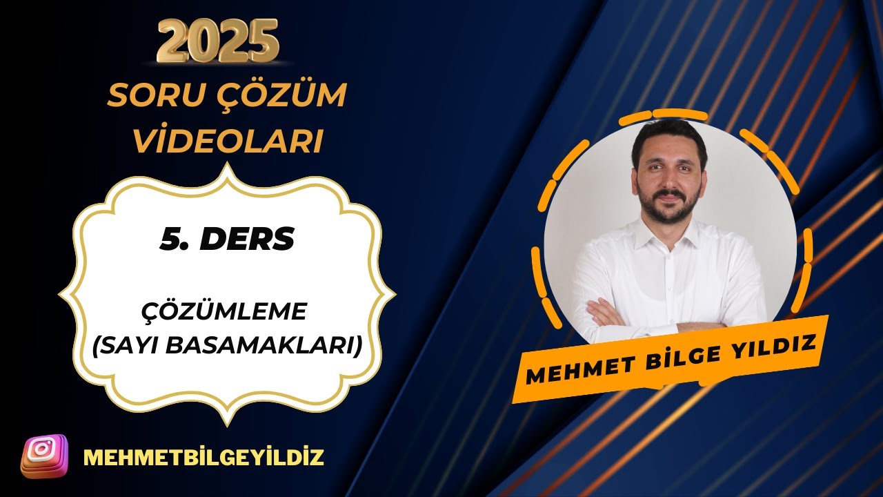 5. Ders Çözümleme (Sayı Basamakları)