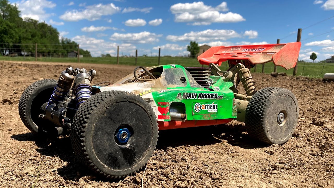 NITRO!!!! Tank 40 On My Kyosho MP9 With Novarossi Engine