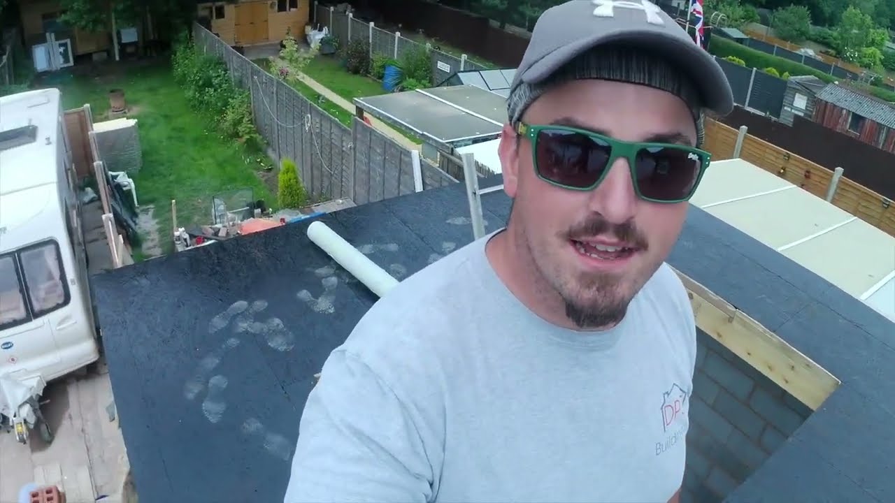 Longbridge Rear Extension - Warm Deck EPDM Roof