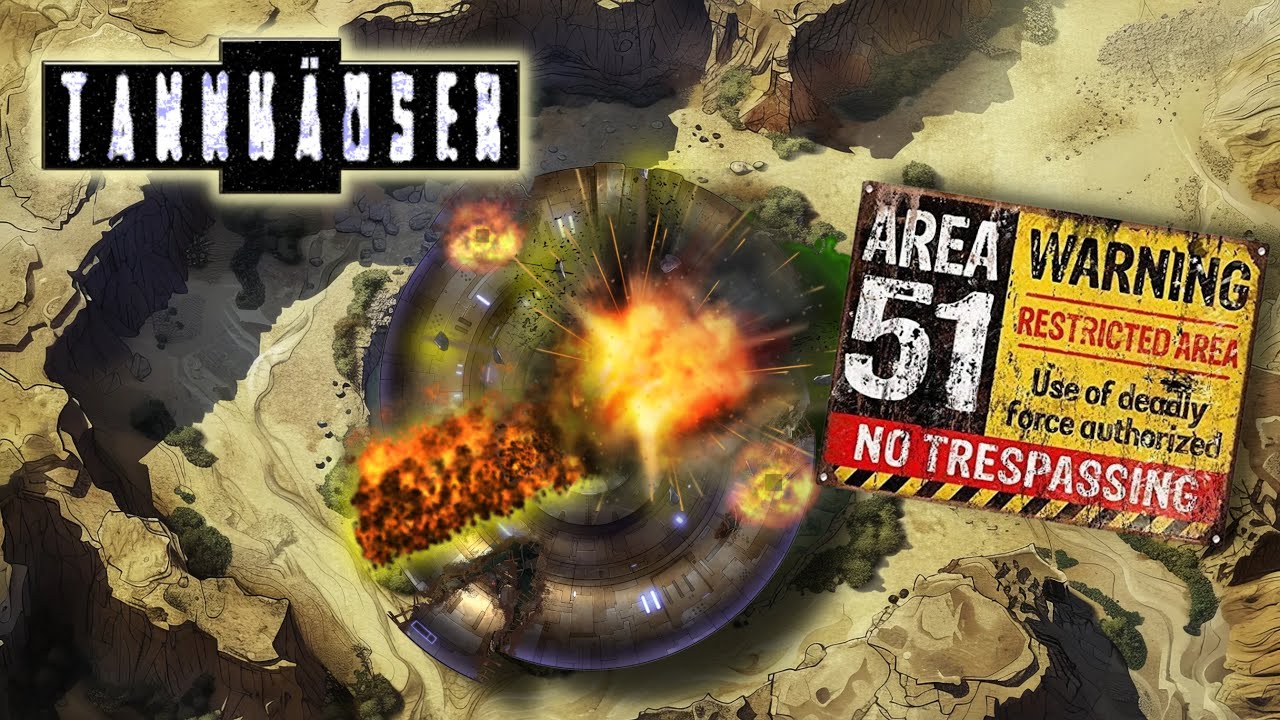 Tannhäuser: AREA 51 SECRET BASE Map