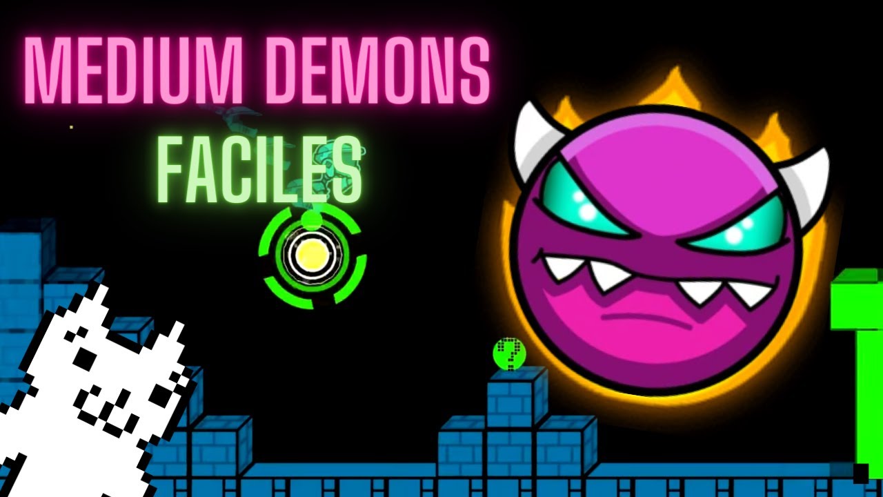 Los MEDIUM DEMONS más FACILES para empezar | Geometry Dash