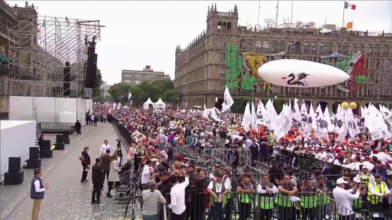 EN VIVO: Primer informe de Gobierno de Claudia Sheinbaum en el Z&oacute;calo