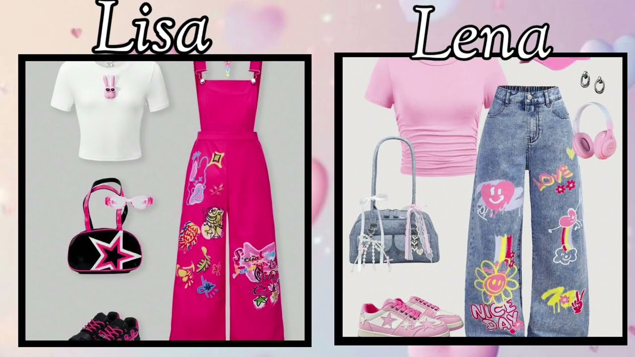 Одежда и наряды для Лизы и Лены 💖 от @Colour_kids_gaming