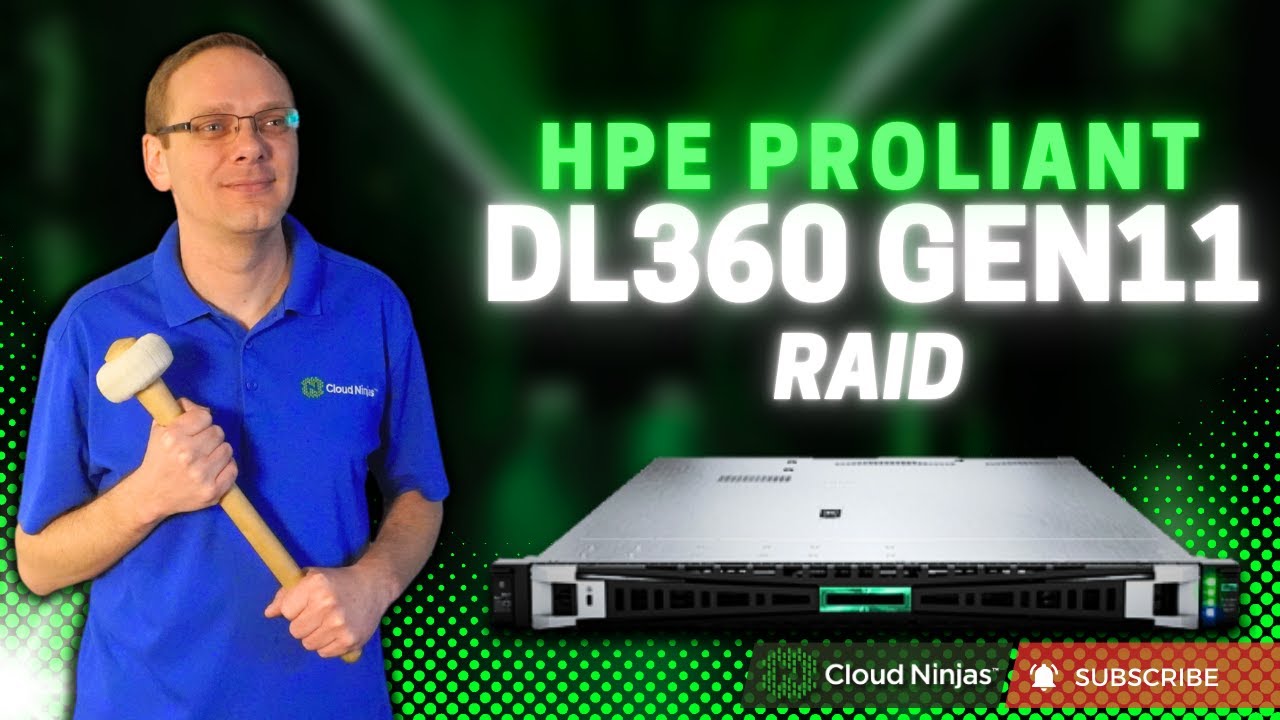 Обзор RAID-массива сервера HPE ProLiant DL360 Gen11 | Варианты обзорных карт | Установка | RAID 5