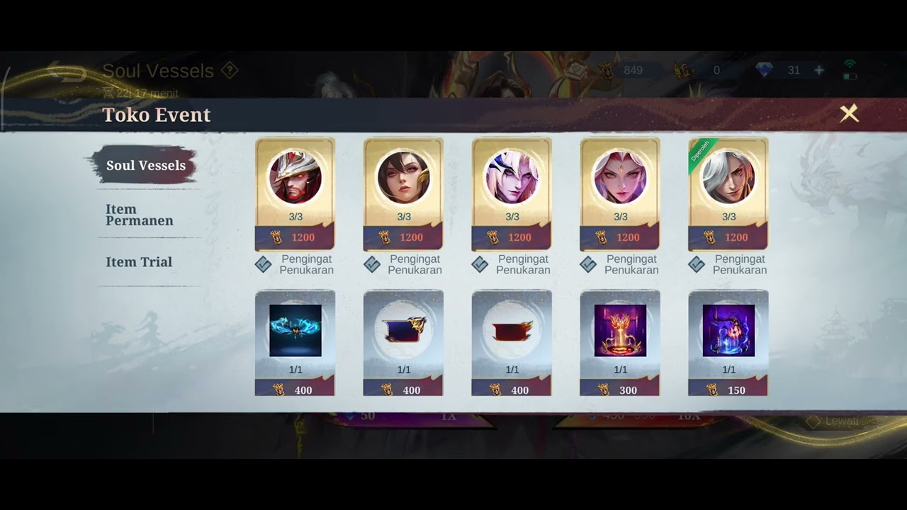 Dapatkan 2 skin paintet M5 dan M7 pada akhir event, akhirnya dapat juga...part 2.