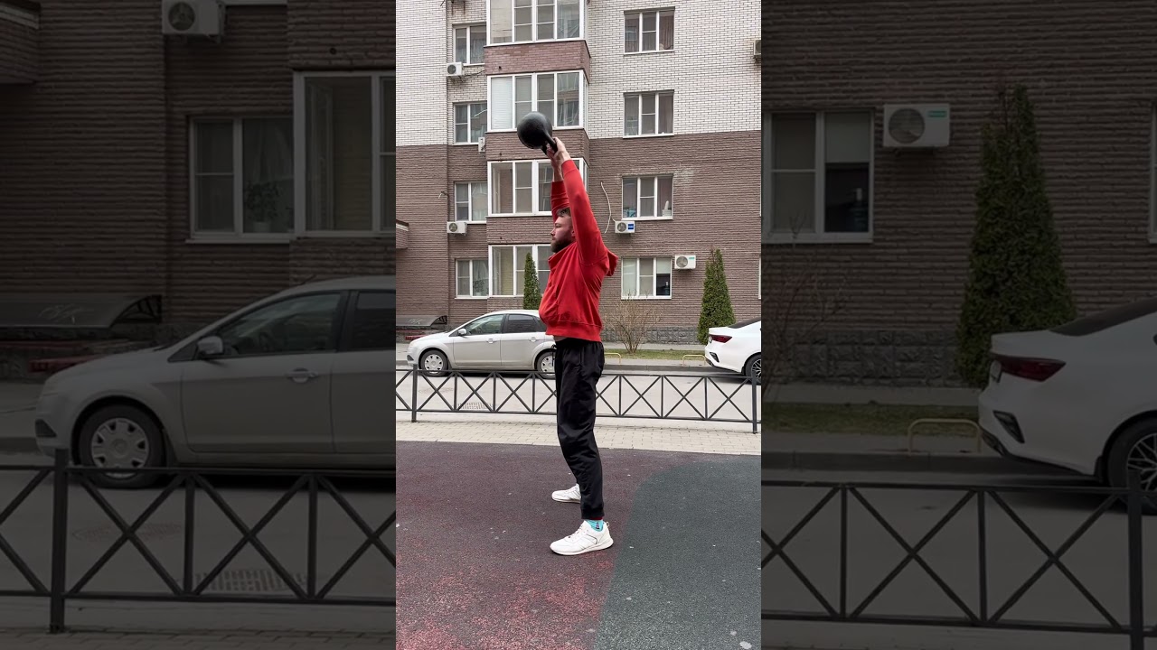 Тренировка с 1 гирей на 1 кв метре пола от КМС по гиревому спорту