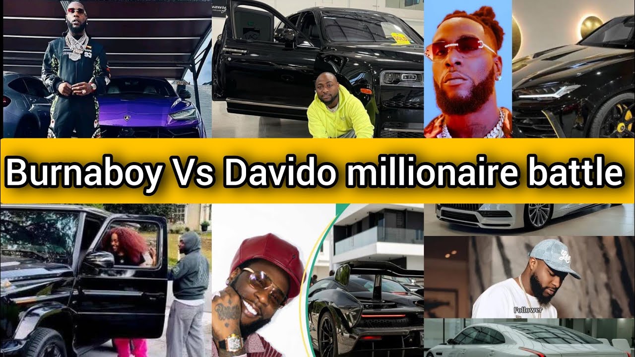 Burnaboy and Davido millionaire battle,houses, car's and Networth 