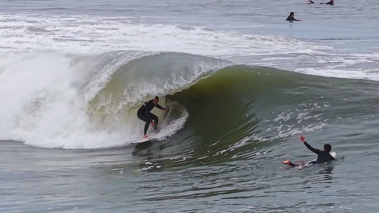 WILD Wedging OUTSIDE Sandbar SURF!