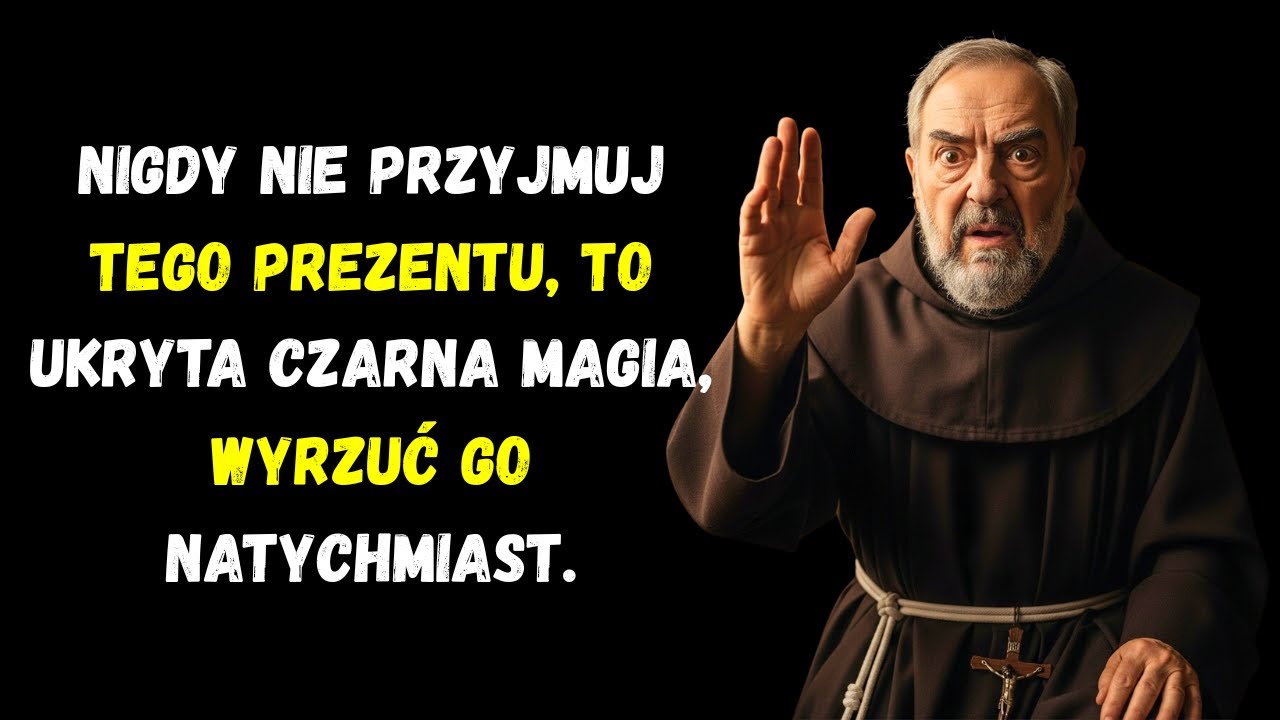 Jeśli Ktoś Podaruje Ci TO, Wyrzuć To Natychmiast – To Przebrana Czarna Magia | Mądrość Ojca Pio