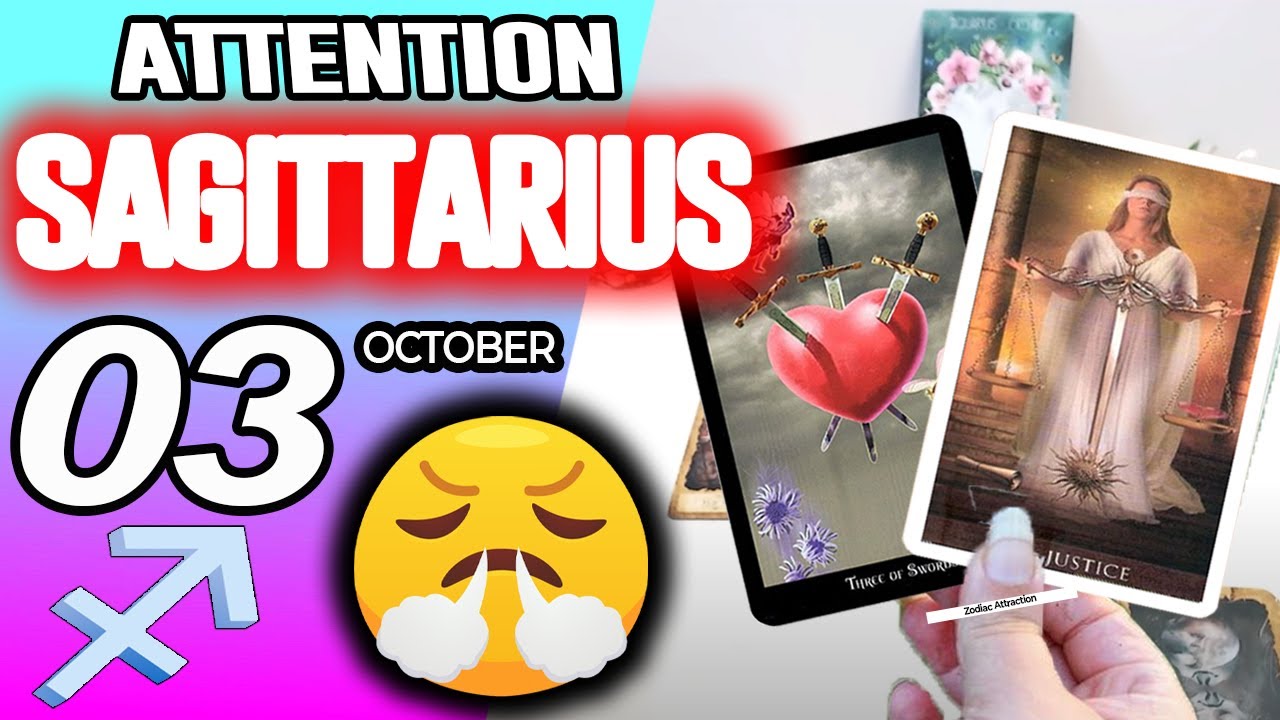 Sagittarius ♐️⚠️𝐀𝐓𝐓𝐄𝐍𝐓𝐈𝐎𝐍⚠️𝐒𝐇𝐎𝐂𝐊𝐈𝐍𝐆 𝐂𝐀𝐋𝐋📞😰 horoscope for today OCTOBER 3 2025 ♐️ #sagittarius tarot