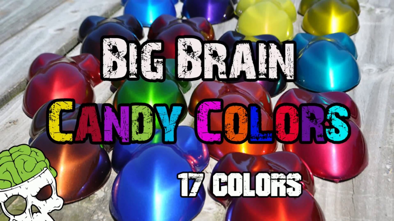 Candy Concentrate Intense Colors High Quality Big Brain Graphics Supplier Paints Clears Hydrographic