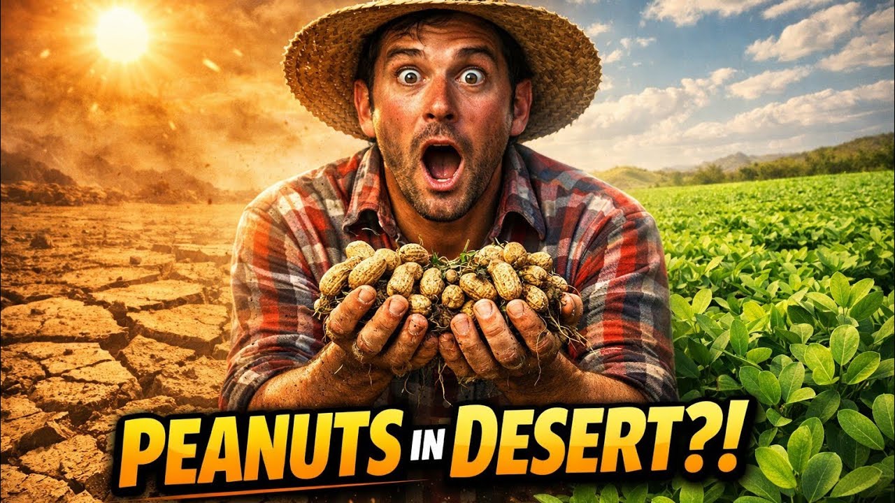Growing Peanuts in the Desert Shocked Everyone — These Results Changed Farming Forever# farming 