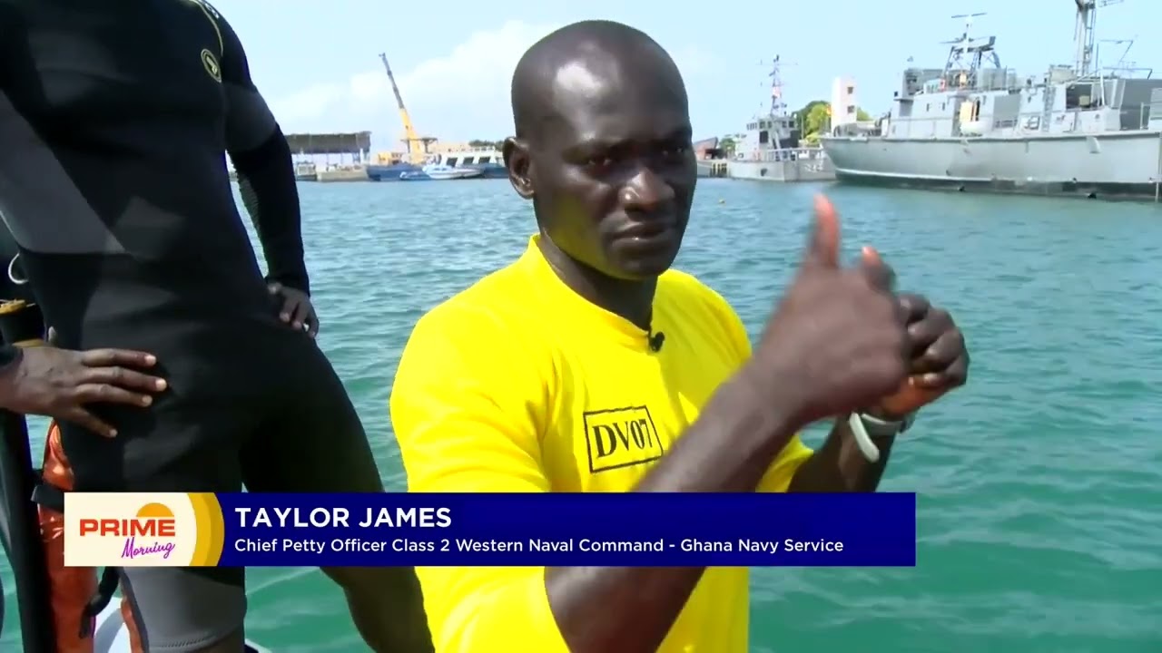 Watch How The Ghana Navy Deep Sea Divers Train & Carry Out Operations Under Water |Prime Morning