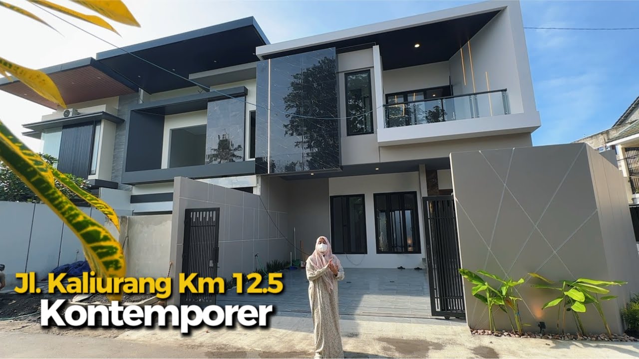 RUMAH MEWAH KONTEMPORER DI JALAN KALIURANG KM 12.5 DEKAT UII dan KOPI KLOTHOK 