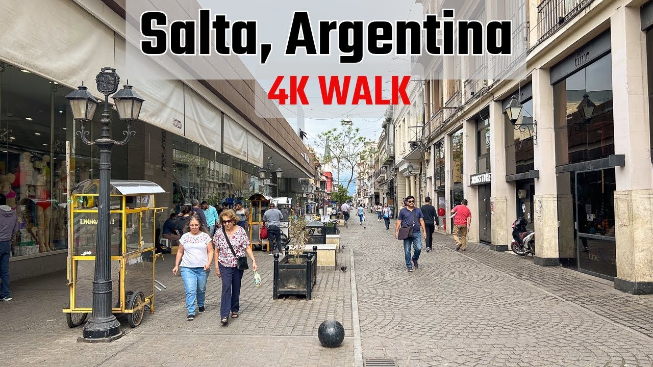 4K POV Walk in Salta, Argentina | Scenic Walking Tour | Virtual Travel Experience