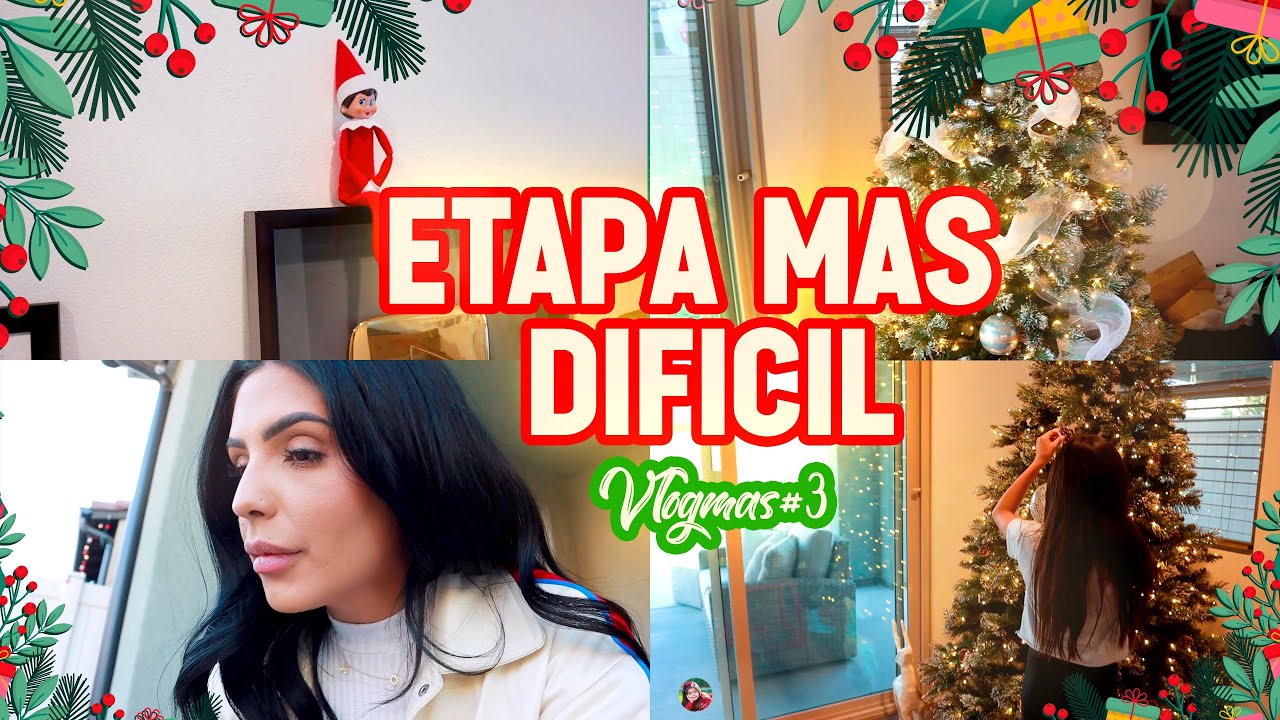 ❗️❗️MI ETAPA MAS DIFICIL 😢❗️❗️- Decorando la casa para Navidad🎄