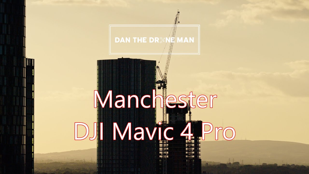 Manchester with the DJI Mavic 4 Pro | 4K Drone Footage