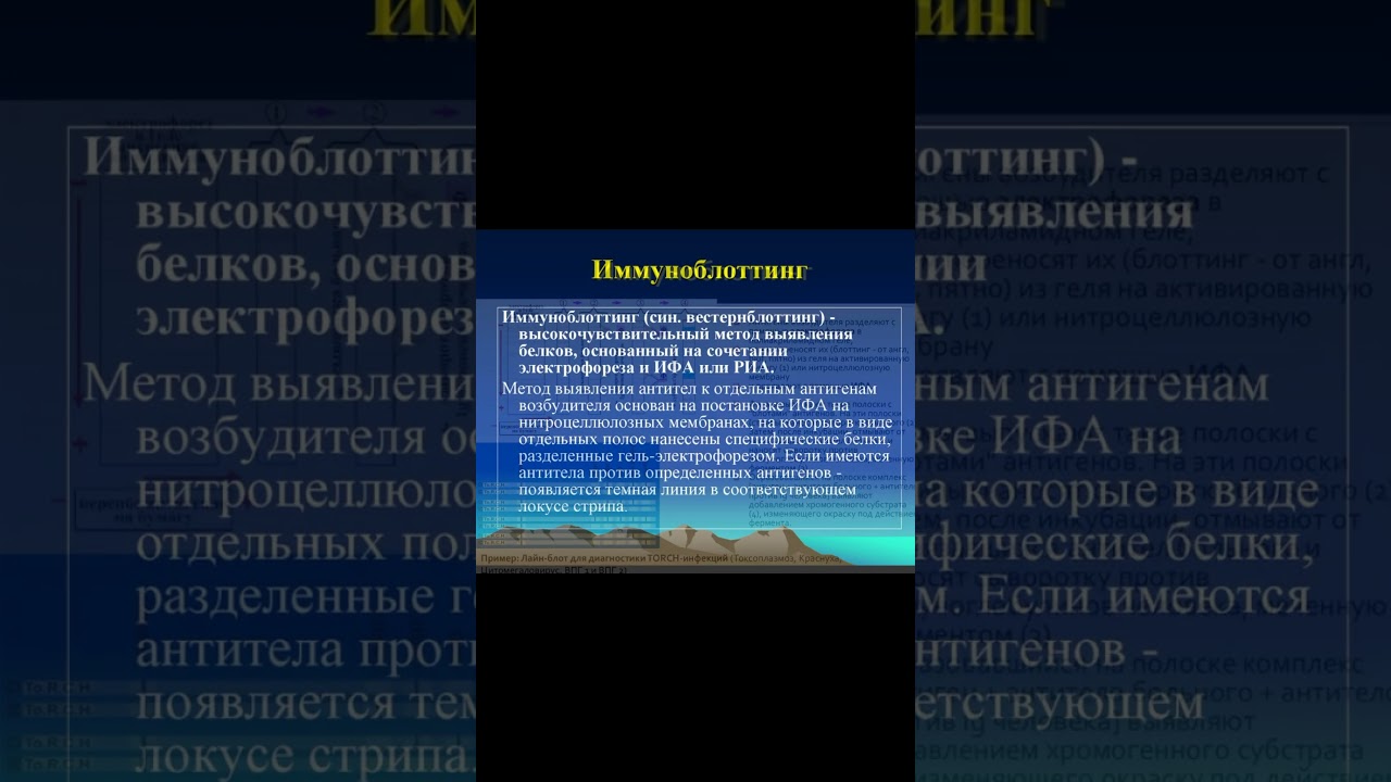 постулат # 254  Реакция  иммуноблоттинга , микробиология