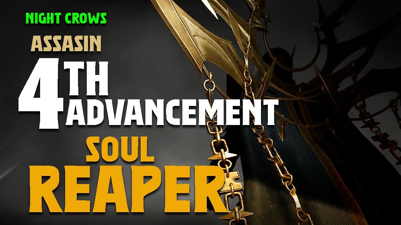 NIGHTCROWS : ASSASIN 4TH ADVANCEMENT SOUL REAPER!! #nightcrowsglobal #nightcrows  #mmorpg