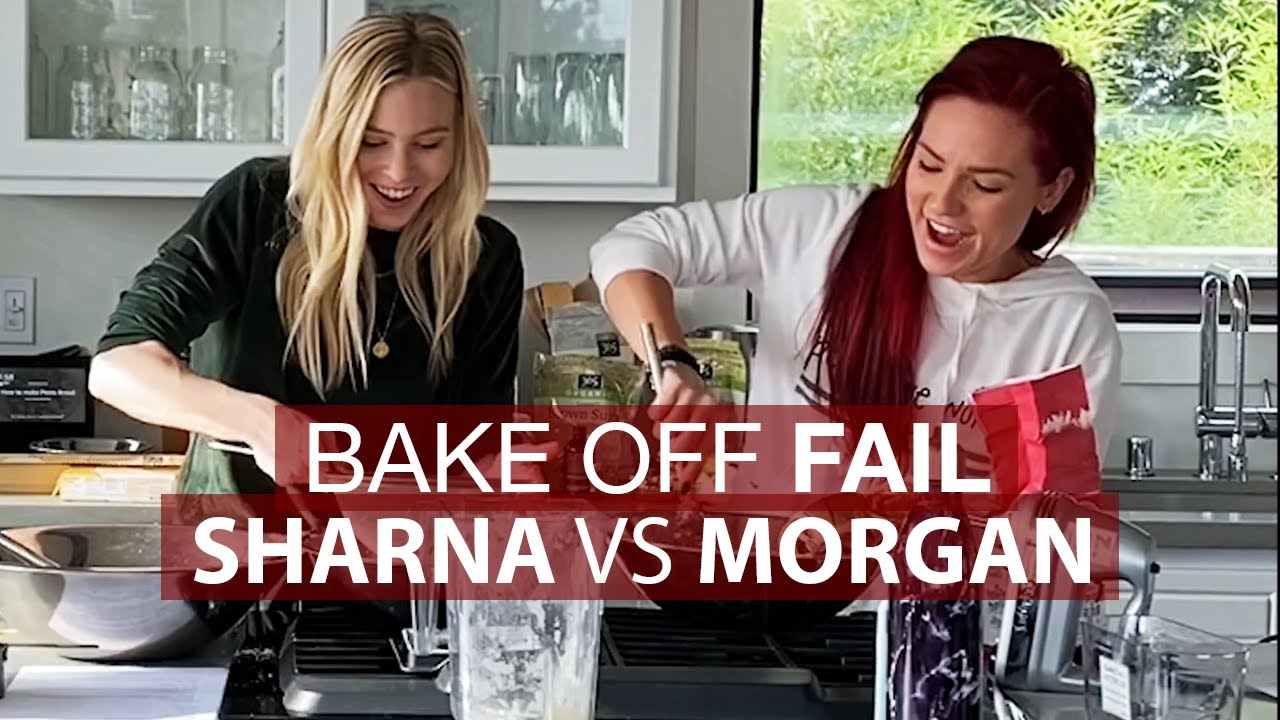DWTS BAKE OFF... FAIL | SHARNA BURGESS & MORGAN LARSON