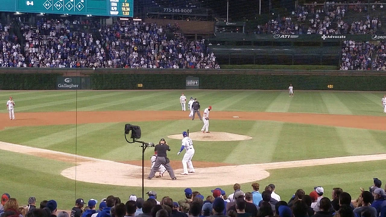 Cubs win it with a Grand Slam.
