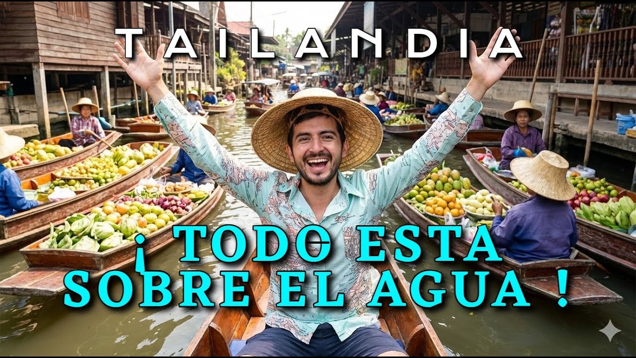 Visitamos el Mercado FLOTANTE | Una experiencia ACUÁTICA