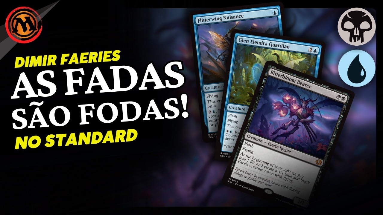 💧💀AS FADAS CHEGARAM COM TUDO! | Dimir Faeries | Standard | Magic Arena