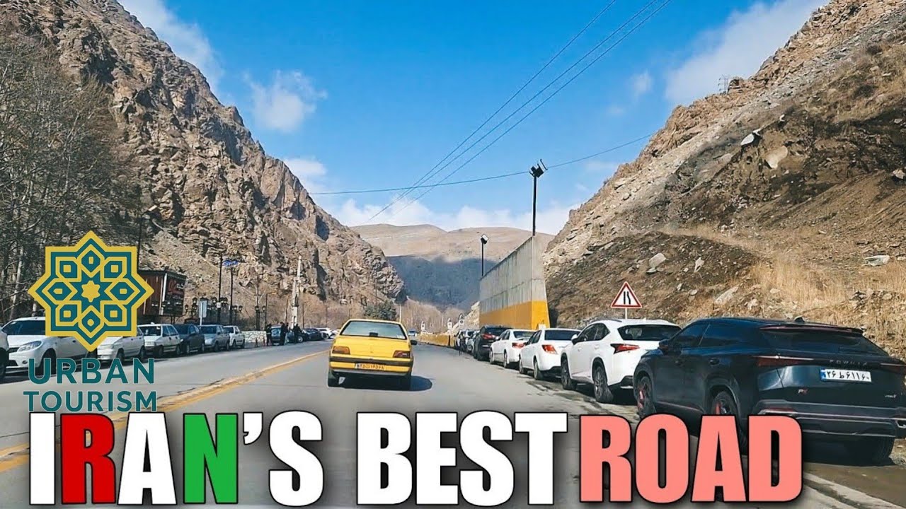 Driving Through Winter Paradise | Chalus Road, Karaj &ndash; Iran