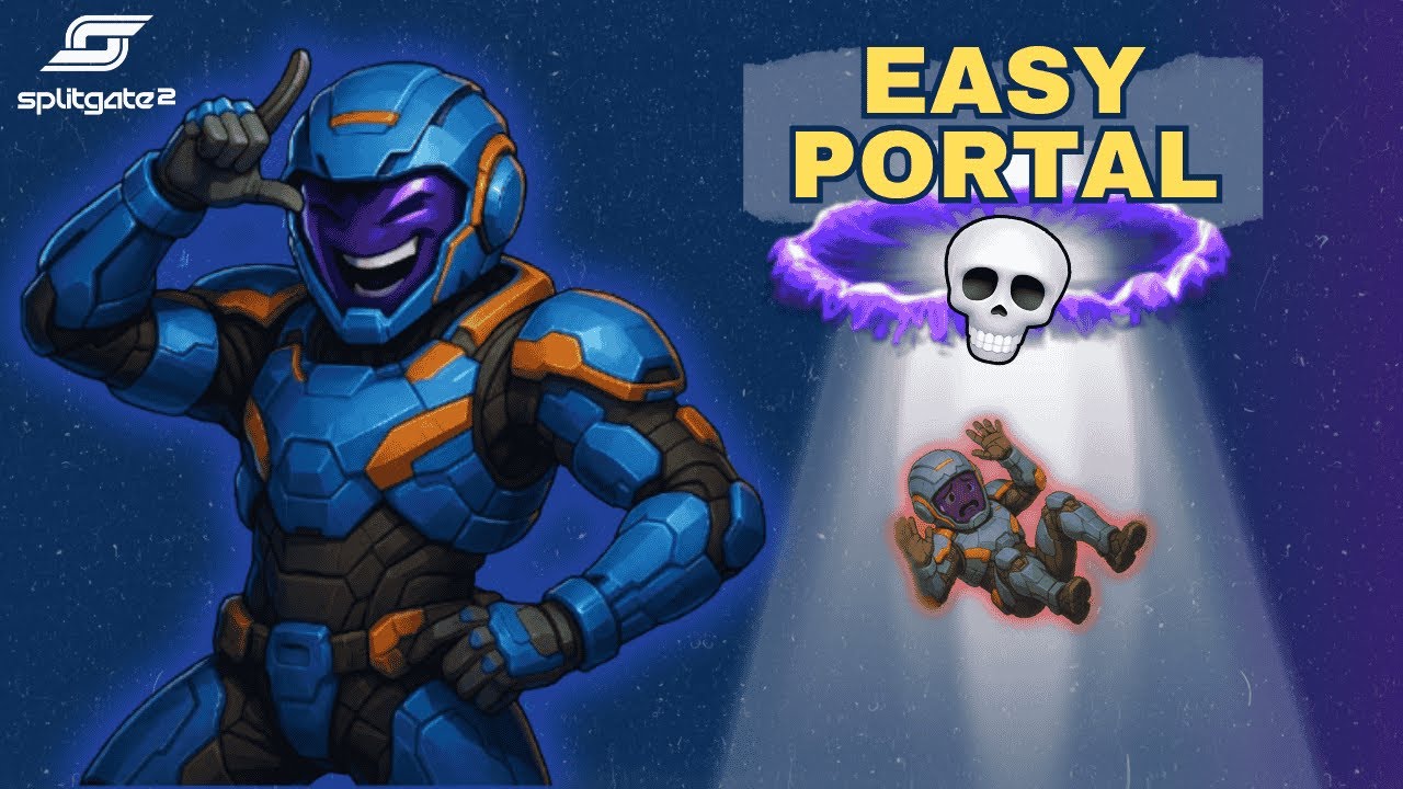 The Easiest Way to Farm Portal Kills in Splitgate 2 (Trophy Guide)