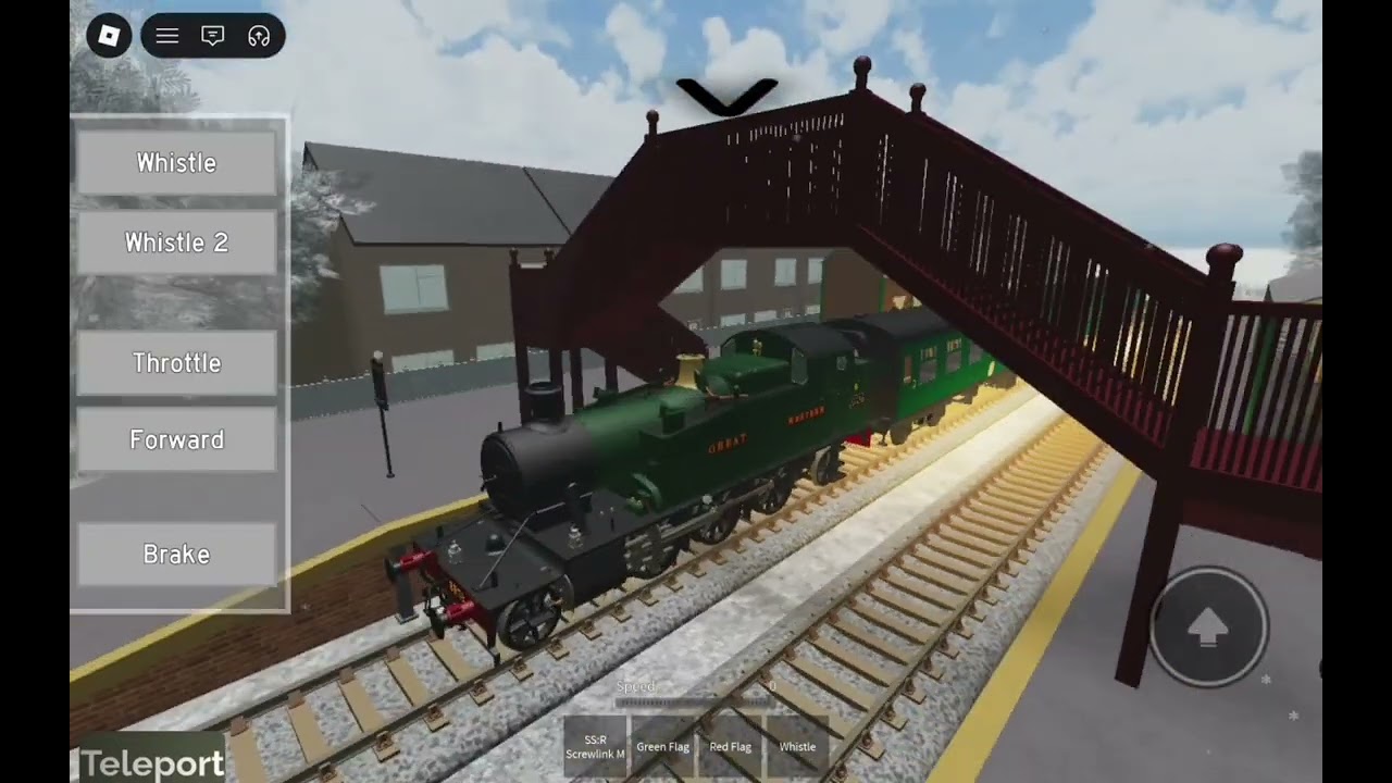 Driving 5526 small perrary in Roblox 