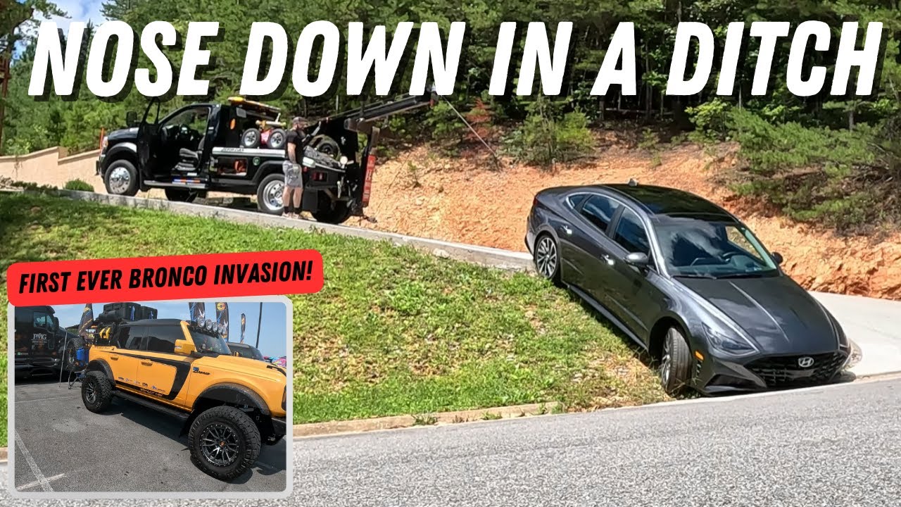 Nose Down In A Ditch & First Ever Smoky Mountain Bronco Invasion 2023