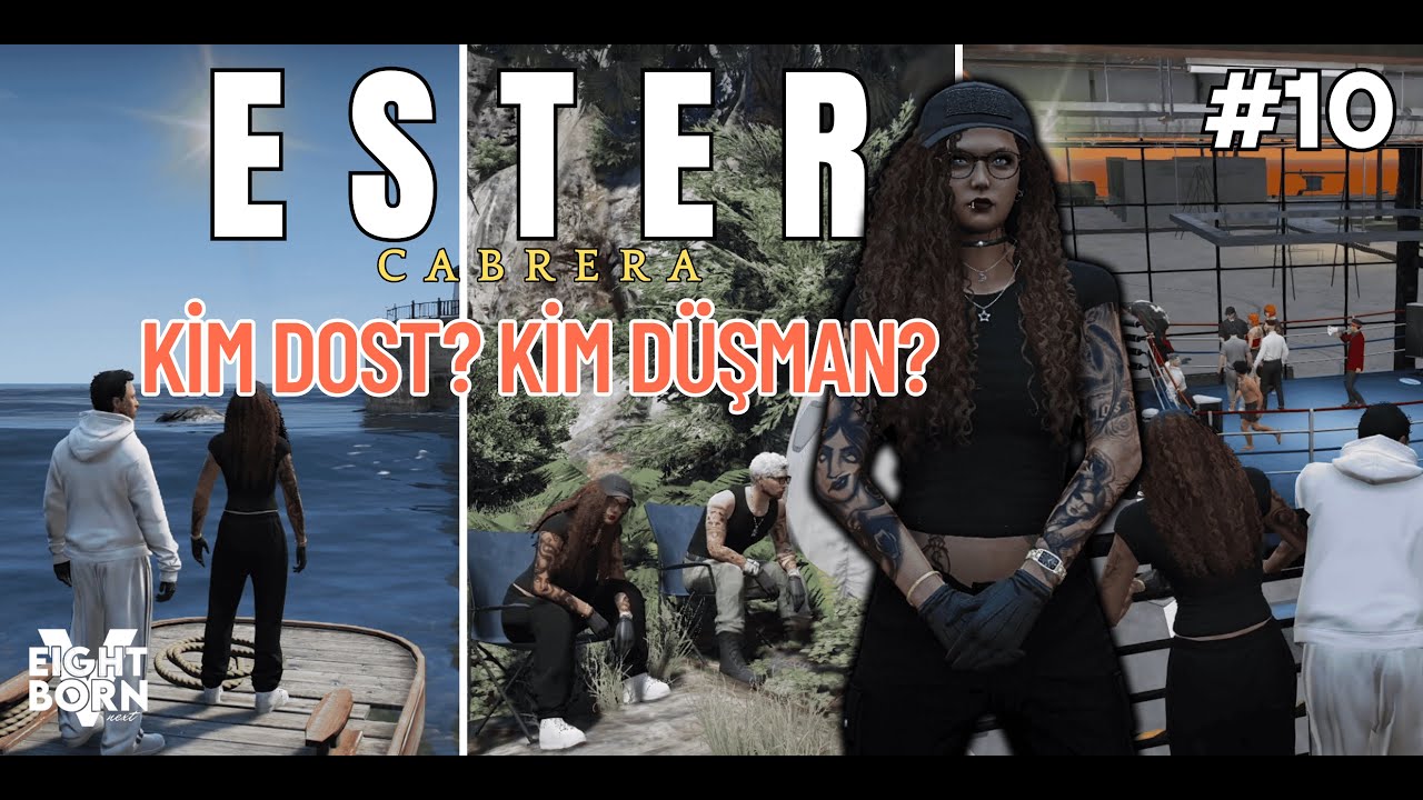 EightbornV Next | SIRTIMIZDAN BIÇAKLANDIK? MÜKOYLA DATE VE DÖVÜŞ | Ester Cabrera | Bölüm #10