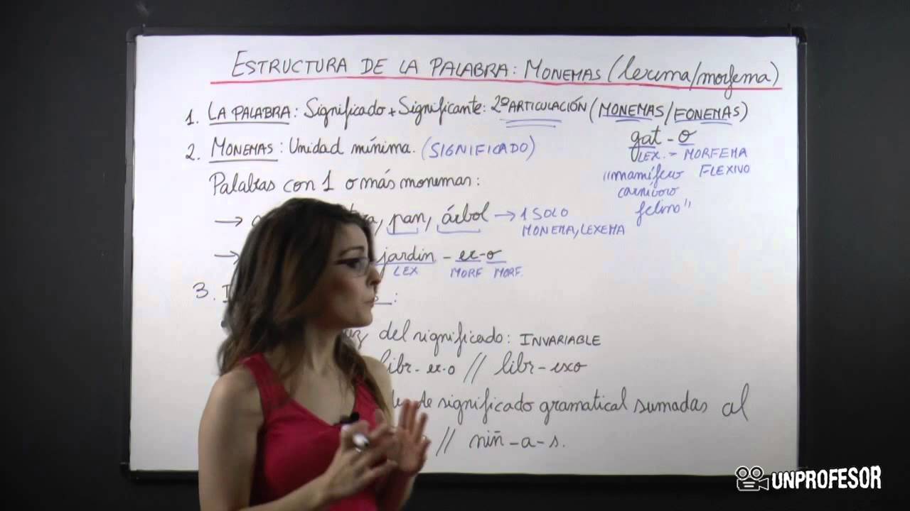 Estructura de las palabras: morfemas y lexemas