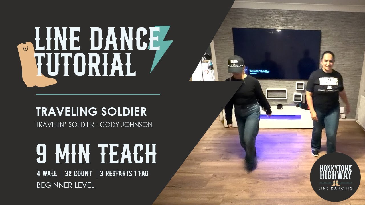 Traveling Soldier Line Dance Tutorial