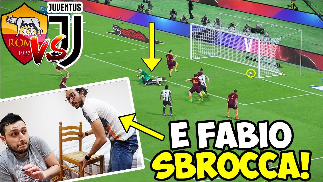 E FABIO SBROCCA! ROMA-JUVENTUS [PES 2017 ITA]