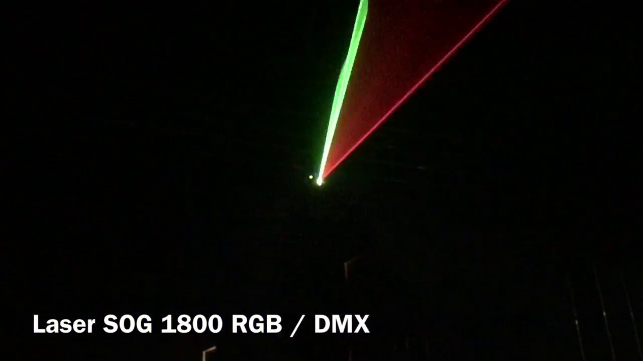 Laser SOG 1800 RGB / DMX - RS Som e Luz!