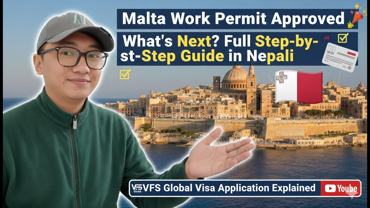 Malta Work Permit Approved – What’s Next? 🇲🇹 Full Step-by-Step Guide in Nepali
