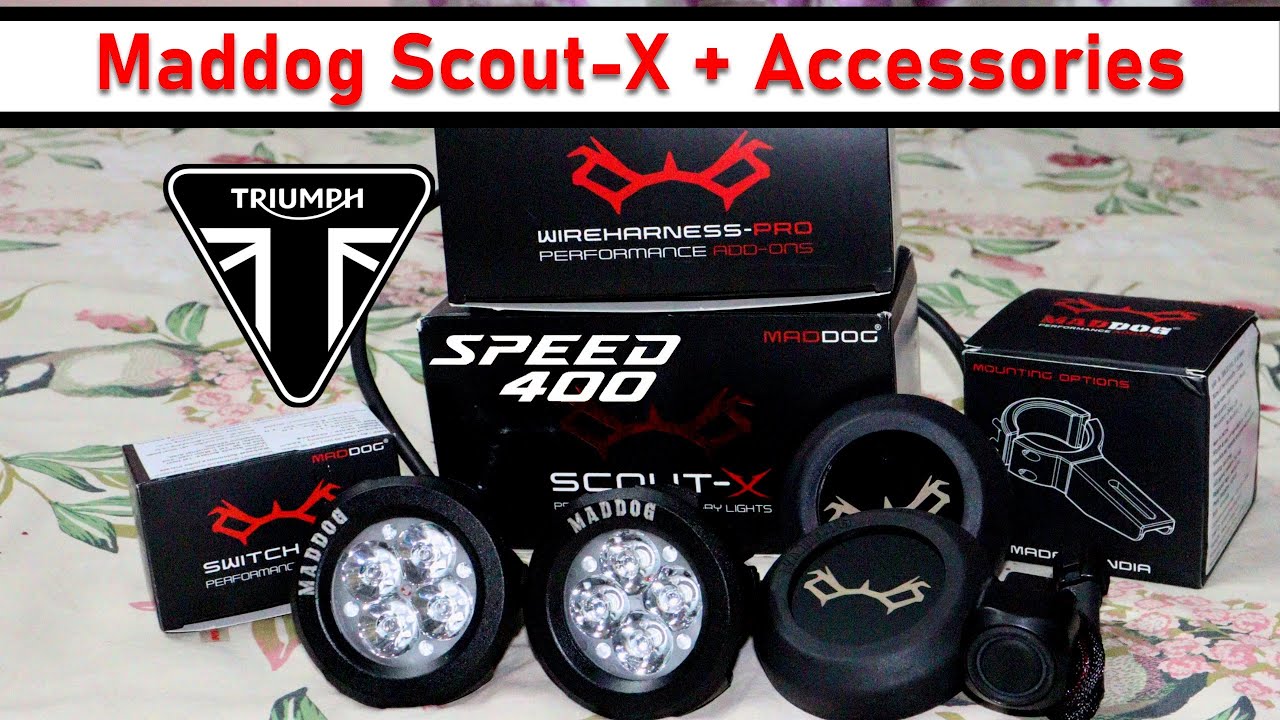 Maddog Scout X - Дополнительная фара - Распаковка #maddog #scoutx #противотуманныефары