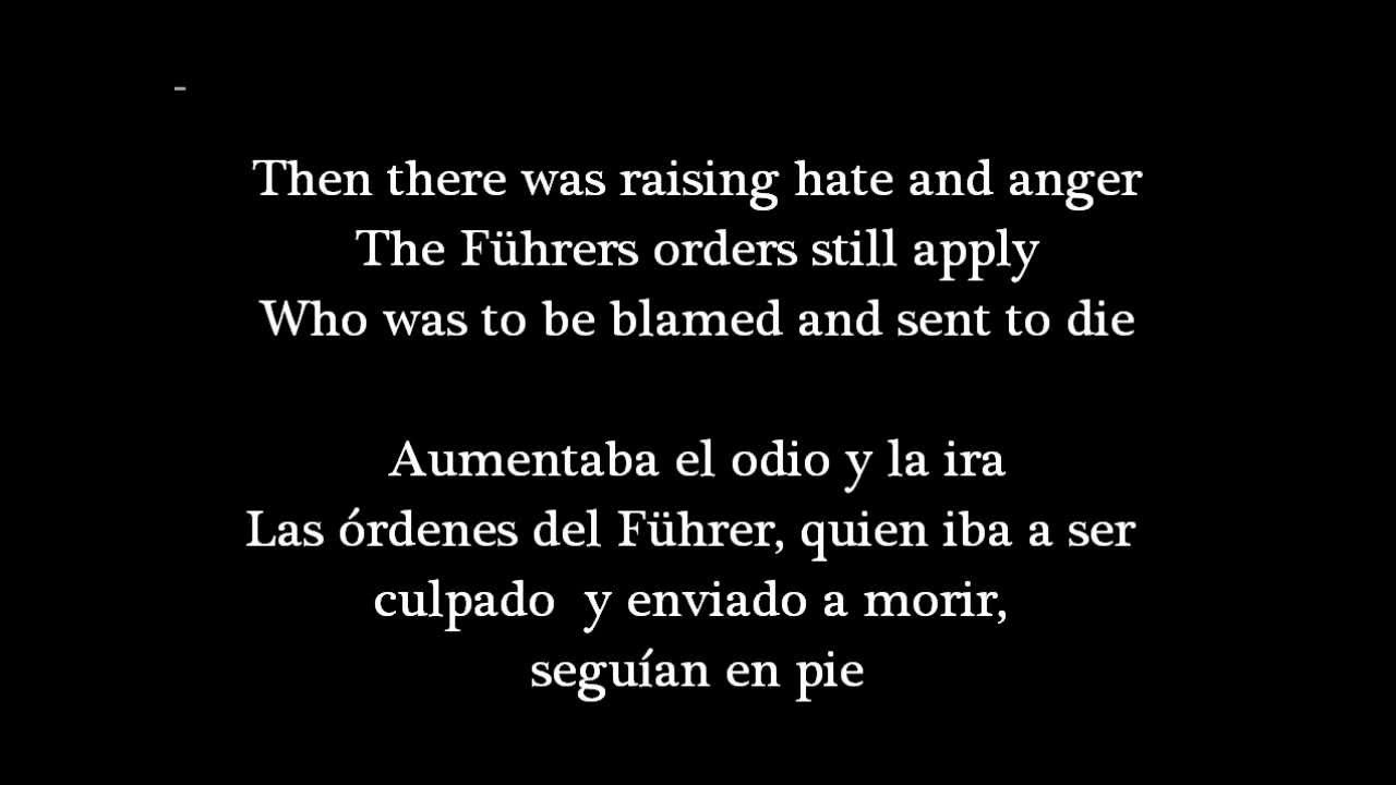 Sabaton ~ The Final Solution [English Lyrics and Spanish Subs.]