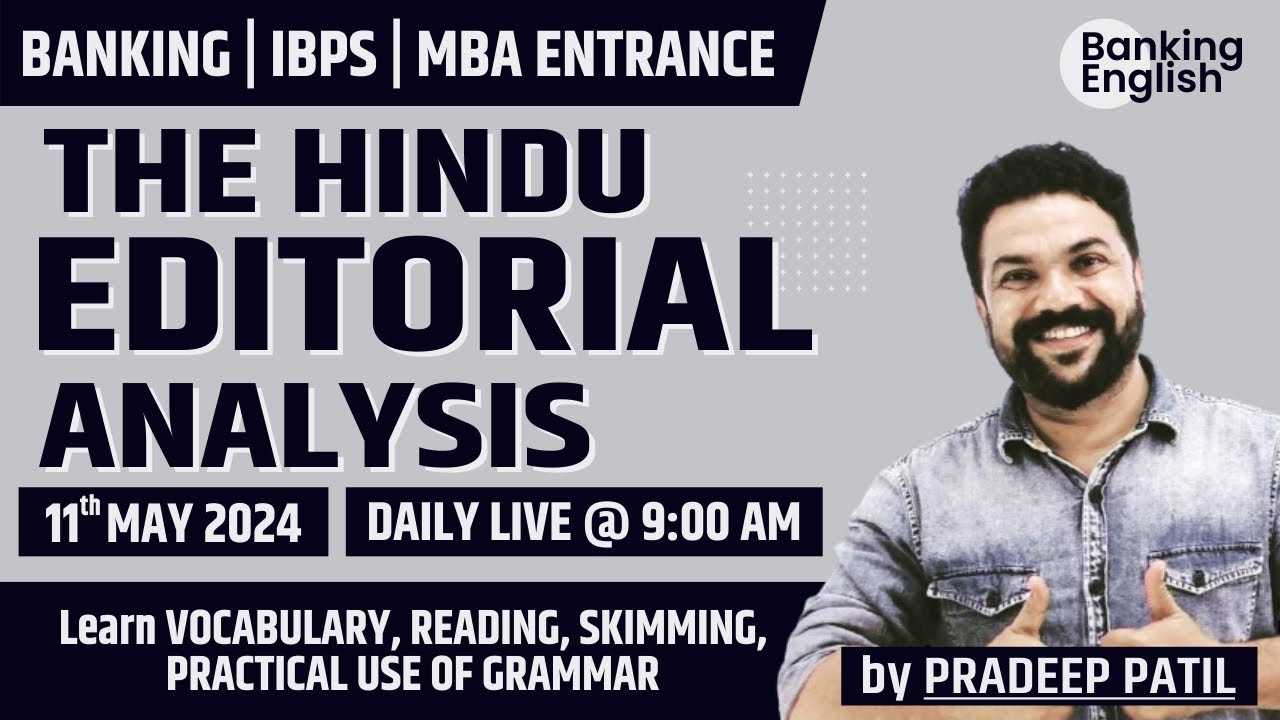 Learn VOCAB, READING, SKIMMING, GRAMMAR USE , 11th May, 2024 I PRADEEP PATIL