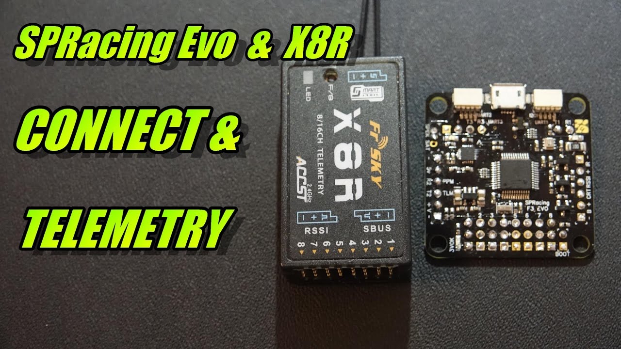SPRacing Evo & X8R: Connect & Telemetry
